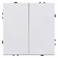 Выключатель двухклавишный без рамки Kollinger Eclipse EC-025WG