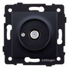ТВ-розетка и SAT-розетка оконечная без рамки Kollinger  REA-020BK