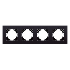 Рамка на 4 поста Kollinger Reflex MG RM4BK
