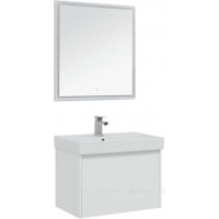 Набор мебели для ванной Aquanet Nova Lite 75 1+1 ящик белый глянец 00242296