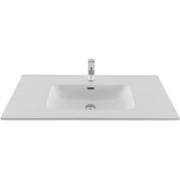 Раковина-столешница Aquanet Flat 100 белый матовый 00330426