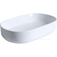 Раковина накладная Allen Brau FANTASY Oval 550x360 мм белый матовый 4.11022.21