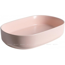 Раковина накладная Allen Brau Fantasy Oval 550х360 мм розовый 4.11022.SM