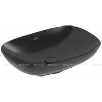 Раковина накладная Villeroy & Boch Loop & Friends 560x380 мм Ebony 4A4900S5