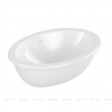 Раковина врезная Villeroy & Boch Loop & Friends 570x410x215 мм с переливом 4A620001
