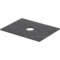 Столешница Aquanet Flat 60 с отверстием слева графит 00345776