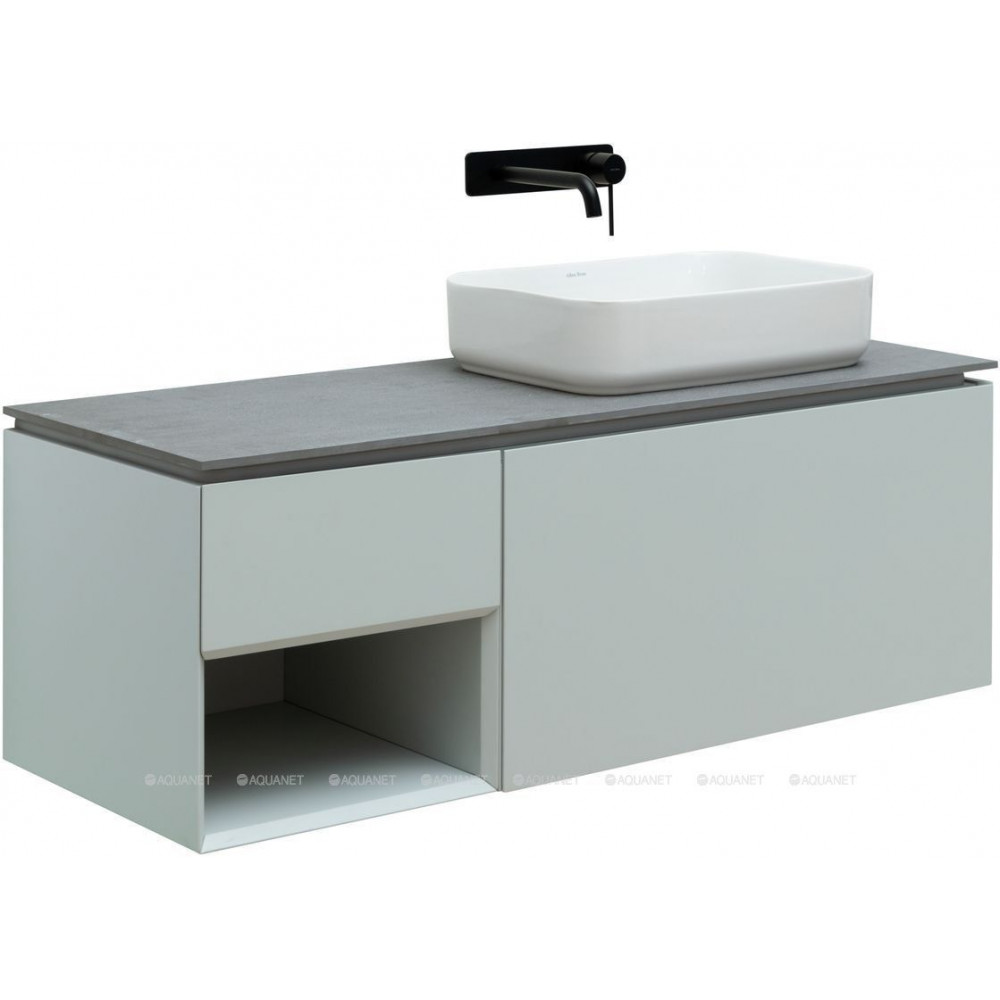 Тумба под раковину Allen Brau INFINITY 120 R 1+1 папирус белый матовый 1.21008.PWM