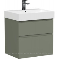 Тумба под раковину Allen Brau INFINITY 60 см 2 ящика олива матовый 1.210024.CGM