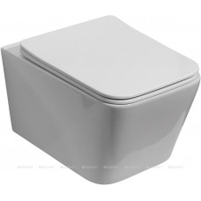 Унитаз подвесной Aquanet Tavr 2.0 W безободковый с сиденьем Soft Close 00243545