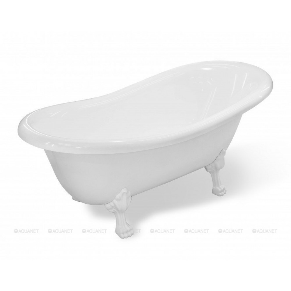 Ванна отдельностоящая Aquanet FAMILY STONE CLASSIC 1600х800 мм лапы белые 00368585