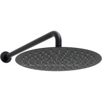 Верхний душ Allen Brau Priority Slim 300 мм с держателем 430 мм черный 5.31A17-31