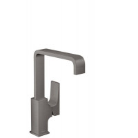Смеситель для раковины Hansgrohe Metropol 230 однорычажный с донным клапаном шлифованный черный хром 32511340