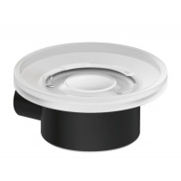 Мыльница Kludi Vela R 110x111x49 мм черный матовый 5898539