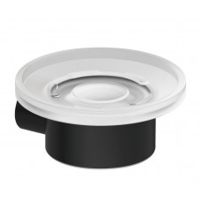 Мыльница Kludi Vela R 110x111x49 мм черный матовый 5898539 Мыльница Kludi Vela R 110x111x49 мм черный матовый 5898539