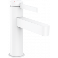 Смеситель для раковины hansgrohe Finoris 92 мм с донным клапаном матовый белый 76010700