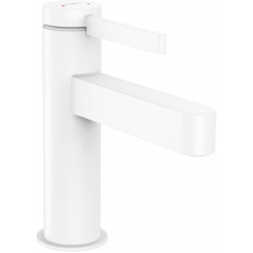 Смеситель для раковины hansgrohe Finoris 92 мм с донным клапаном матовый белый 76010700 Смеситель для раковины hansgrohe Finoris 92 мм с донным клапаном матовый белый 76010700