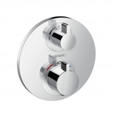 Термостат hansgrohe Ecostat S для 2 потребителей внешняя часть 15758000