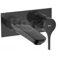 Смеситель для раковины Roca Insignia 196 мм настенный Titanium Black 5A353ACN0