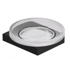 Мыльница Kludi VELA C 110x112x30 мм черный матовый 3198539 Мыльница Kludi VELA C 110x112x30 мм черный матовый 3198539