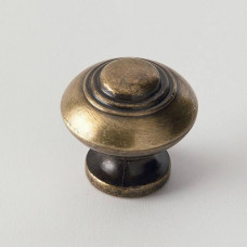 Ручка-кнопка мебельная EBAN Wrought Bronze бронза состаренная FAC12PO