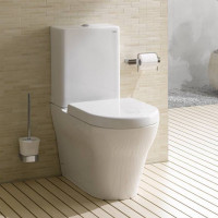 Унитаз-моноблок TOTO MH 39.2x70.4x41 см безободковый Tornado Flush белый CW161Y#XW / SW10044G1#W