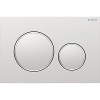 Клавиша смыва Geberit Sigma20 для двойного смыва круглая хром матовый 115.882.JQ.1
