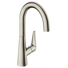 Смеситель для кухни Hansgrohe Talis M51 220 поворотный излив сталь 72814800