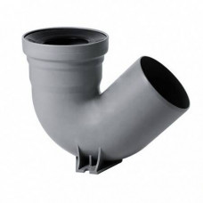 Сифон для напольного унитаза Ostendorf HT 110 мм 135° PP RAL 7037 339960 Сифон для напольного унитаза Ostendorf HT 110 мм 135° PP RAL 7037 339960