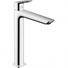 Смеситель для раковины hansgrohe Logis Fine 240 однорычажный со сливным гарнитуром хром 71257000 Смеситель для раковины hansgrohe Logis Fine 240 однорычажный со сливным гарнитуром хром 71257000