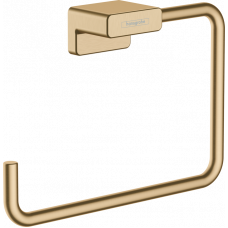 Кольцо для полотенца Hansgrohe AddStoris шлифованная бронза 41754140 Кольцо для полотенца Hansgrohe AddStoris шлифованная бронза 41754140
