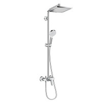 Душевая система Hansgrohe Crometta E 240 1jet Showerpipe с однорычажным смесителем хром 27284000