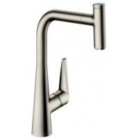 Смеситель для кухни hansgrohe Talis Select M51 288 мм выдвижной излив сталь 72826800