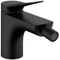 Смеситель для биде Hansgrohe Vivenis однорычажный со сливным гарнитуром матовый черный 75200670