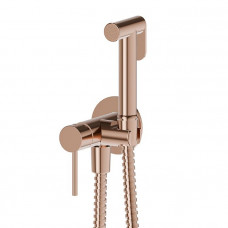 Смеситель с гигиеническим душем Newform Idroscopini шланг 120 см PVD Brushed Copper Bronze 886E.59.067
