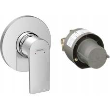 Смеситель для душа Hansgrohe Rebris E встраиваемый комплект на 1 потребитель хром 72658000 Смеситель для душа Hansgrohe Rebris E встраиваемый комплект на 1 потребитель хром 72658000