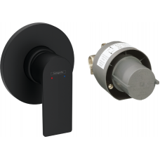 Смеситель для душа Hansgrohe Rebris E встраиваемый комплект на 1 потребитель черный матовый 72658670 Смеситель для душа Hansgrohe Rebris E встраиваемый комплект на 1 потребитель черный матовый 72658670