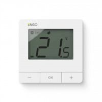 Умный терморегулятор HOMMYN E25 ZigBee 868 МГц 2xAA белый E25-BATW