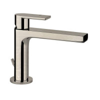 Смеситель для раковины Gessi Emporio Via Manzoni с донным клапаном Finox Brushed Nickel 38601#149