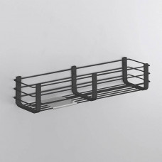 Полка двойная Colombo Design Complimenti 44x11 см черный матовый B9633.NM