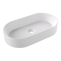 Раковина накладная Alice SPY Oval 65x36 см белый матовый 34240109