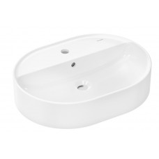 Раковина-чаша hansgrohe Xuniva U 600х450 мм с отверстием под смеситель и переливом 60171450