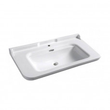 Раковина Kerasan Waldorf 120х55 см 1 отверстие белый/хром 4144K1bi/cr*1 Раковина Kerasan Waldorf 120х55 см 1 отверстие белый/хром 4144K1bi/cr*1