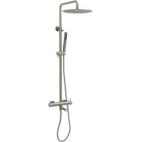 Душевая стойка Allen Brau Priority с изливом 27.7x50.9x123.2 см никель браш 5.31A10-BN