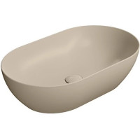 Раковина-чаша накладная GSI Pura 600х370 мм Creta Matte 883408