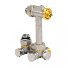 Узел термостатический угловой H-образный Jaga 1/2 x 3/4 Eurocone 50940.524/SP
