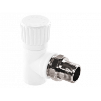 Вентиль радиаторный TEBO PP-R угловой 25x3/4 10-110401-025