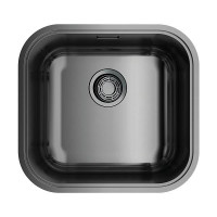 Кухонная мойка Omoikiri Omi 44-U/I-GM вороненая сталь 44,5x41,5 см 4993191