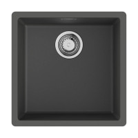Кухонная мойка Omoikiri Yamakawa 45T-Integra-PL Tetogranit 45.6 x 45.6 см платина 4997256