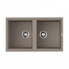 Кухонная мойка Omoikiri Tedori 86-2-SA 86x51 см бежевый 4993926