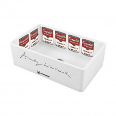 Кухонная мойка Omoikiri Mikura 76-Warhol Natceramic 76x46 см белая 4993025 Кухонная мойка Omoikiri Mikura 76-Warhol Natceramic 76x46 см белая 4993025